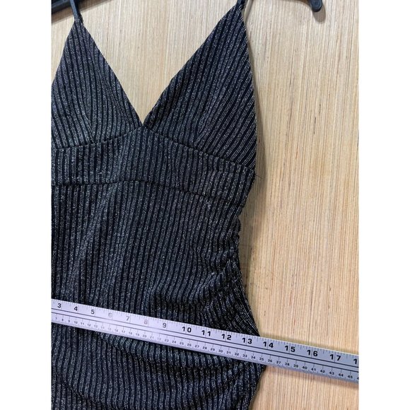FOREVER 21 - Women's Stretch Dress with Straps - Black - Small - Picture 6 of 13